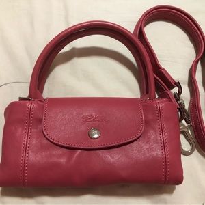 Longchamp Small Crossbody Bag in Pink